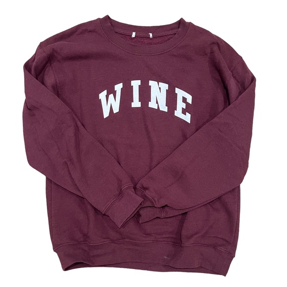 Burgundy Wine Sweatshirt - Picture 3 of 7